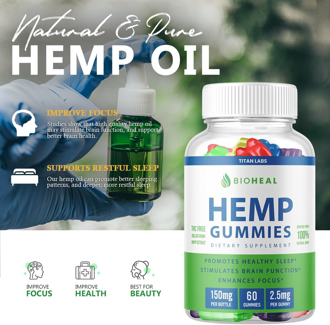 Bioheal Gummies 2 Pack - Advanced Formula Support for Tinnitus Relief - 300mg metabolism booster Gummies - 120 Gummies Total