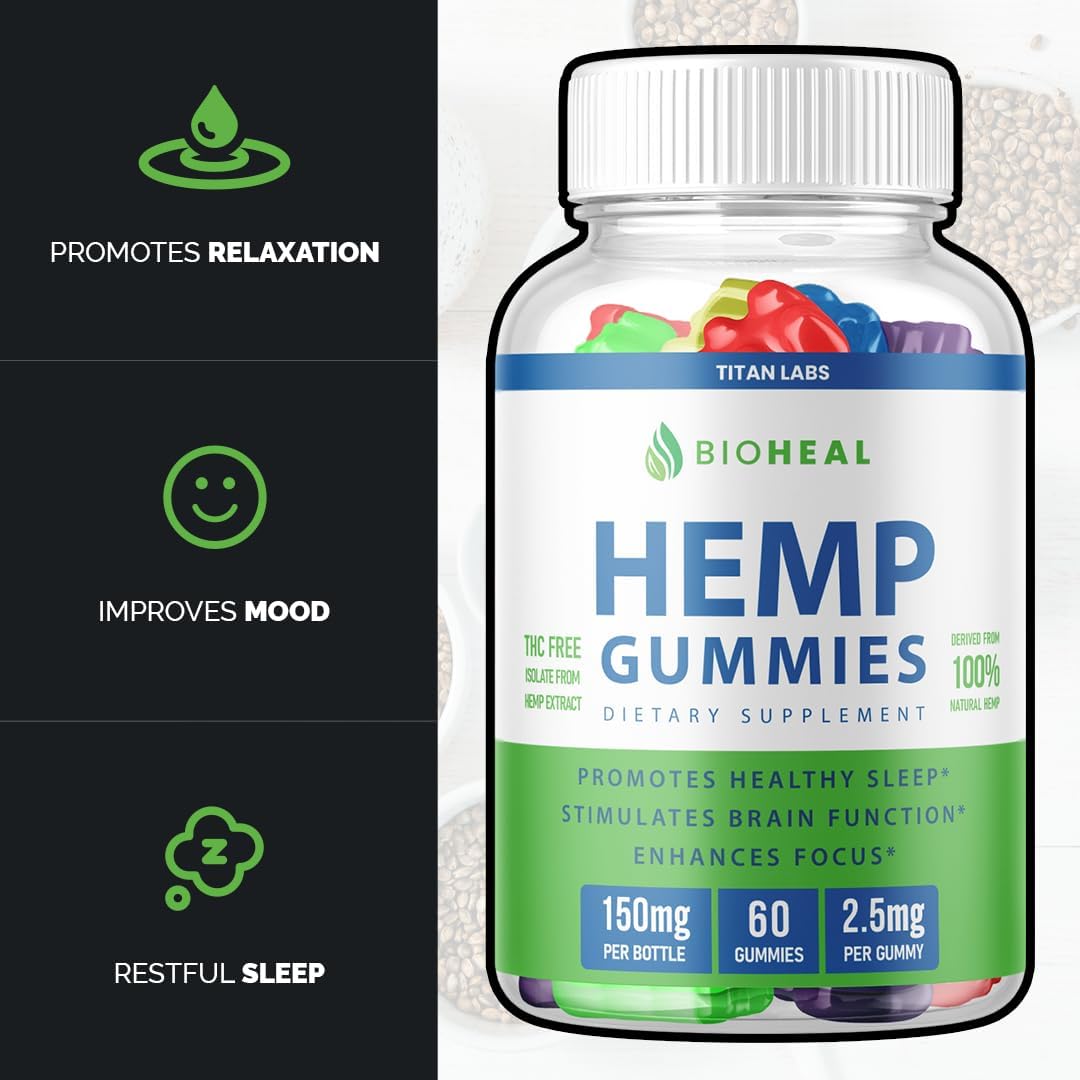 Bioheal Gummies 2 Pack - Advanced Formula Support for Tinnitus Relief - 300mg metabolism booster Gummies - 120 Gummies Total