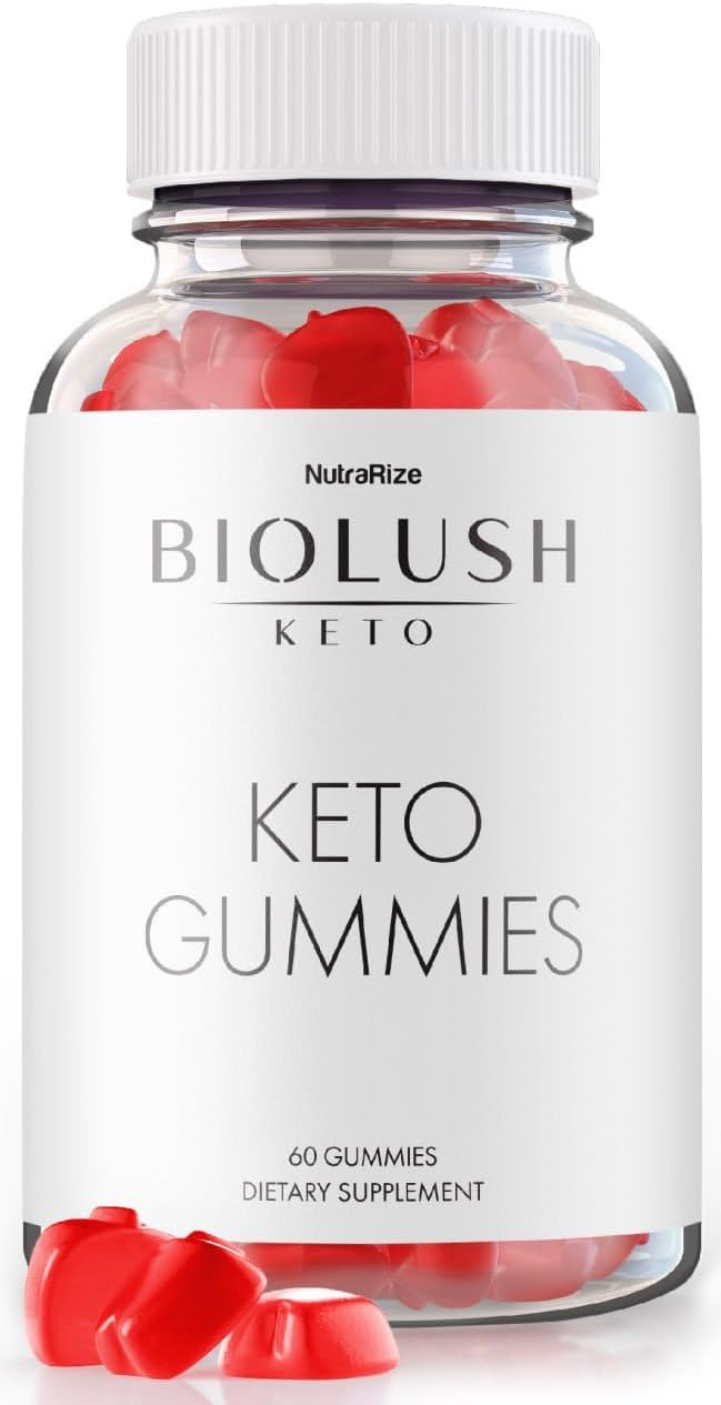 Biolush Keto ACV Gummies - Maximum Strength Slimming Formula Supplement with Keto and ACV - 60 Gummies for Advanced Results