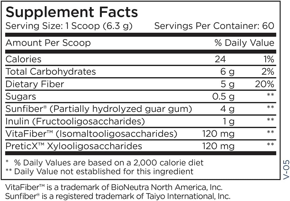BioMaintenance Prebiotic + Fiber Powder - 378g Supports Gut Health & Immune Function - Pure & Easy Add-in for Healthier Digestion