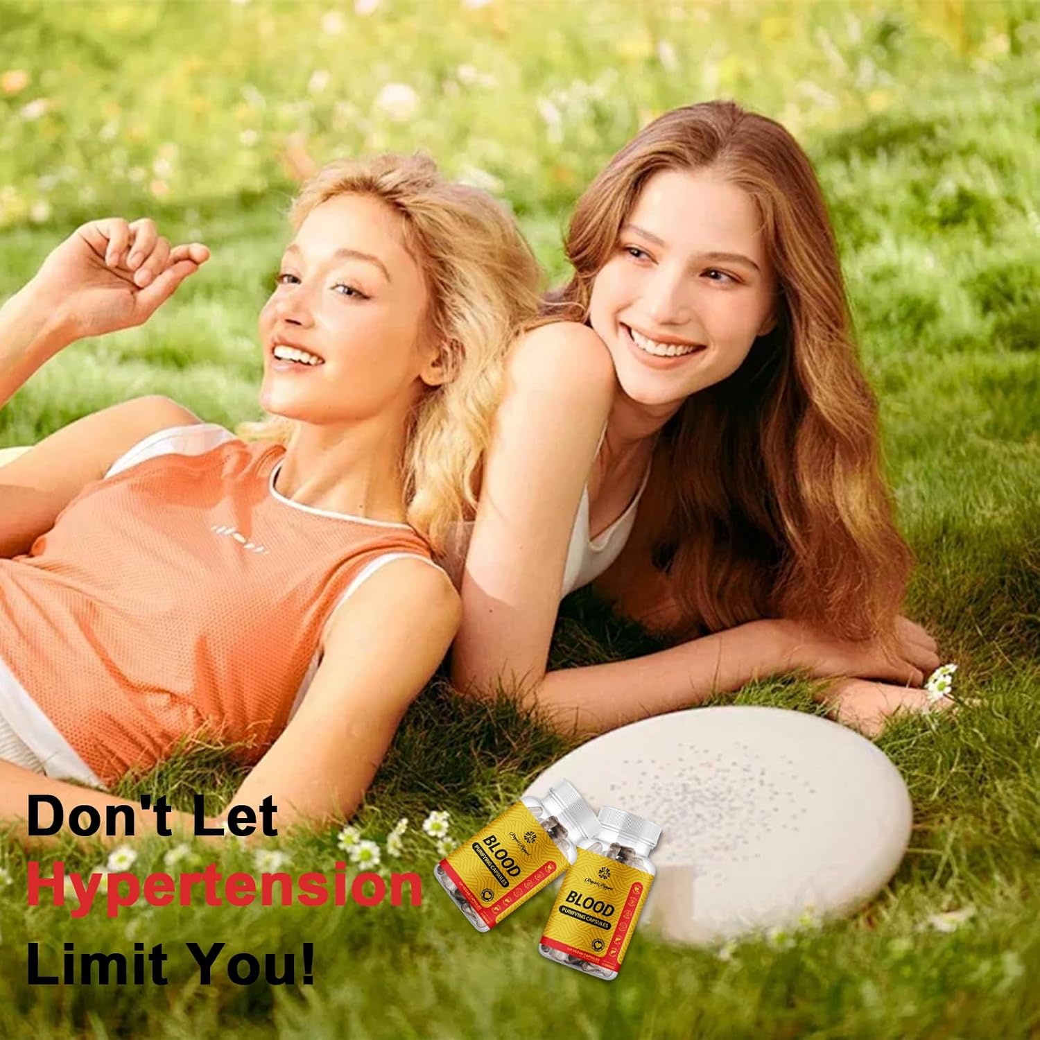 Blood Purifying Capsules - Herbal Supplement for Kidney and Liver Health - 100 Capsules (2PCS)