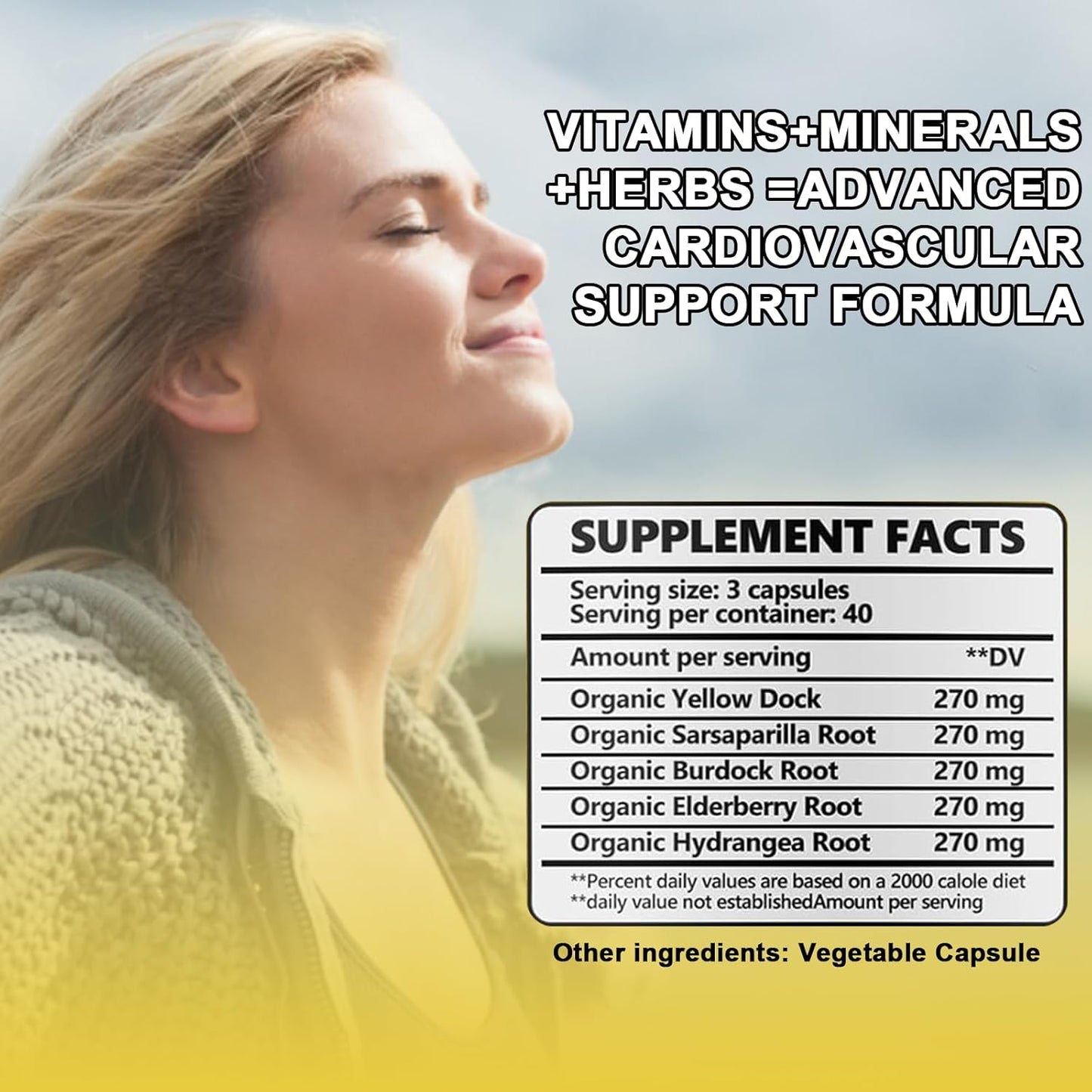 Blood Purifying Capsules - Herbal Supplement for Kidney and Liver Health - 100 Capsules (2PCS)