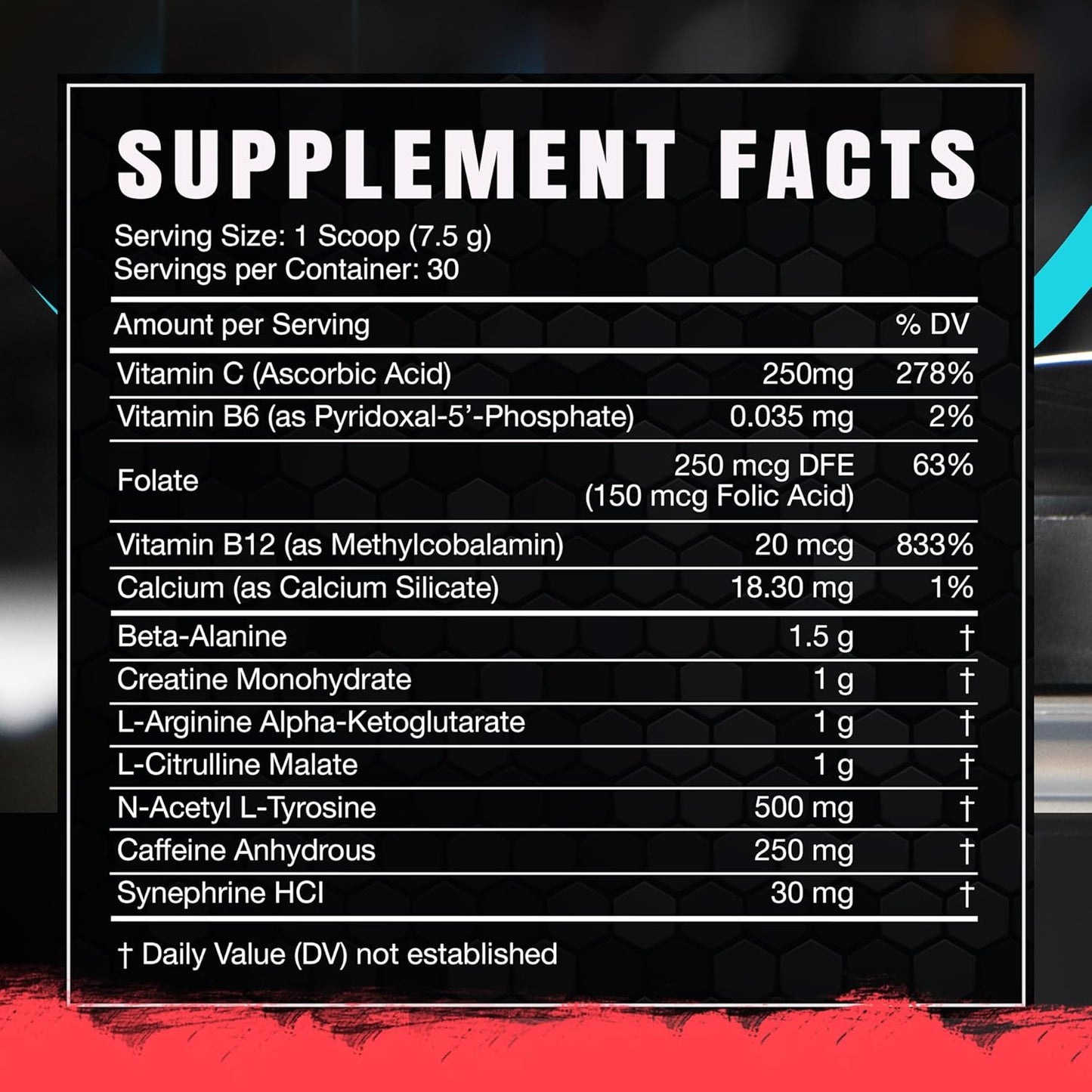 Blue-Ice Balance Nutrition Pre-Workout Supplement - 30 Servings
