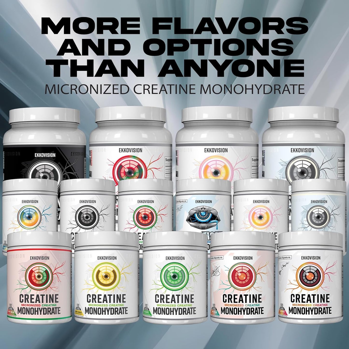 Blueberry Mango Creatine Monohydrate Powder for Pre & Post Workout, Energy Support - 100 Servings