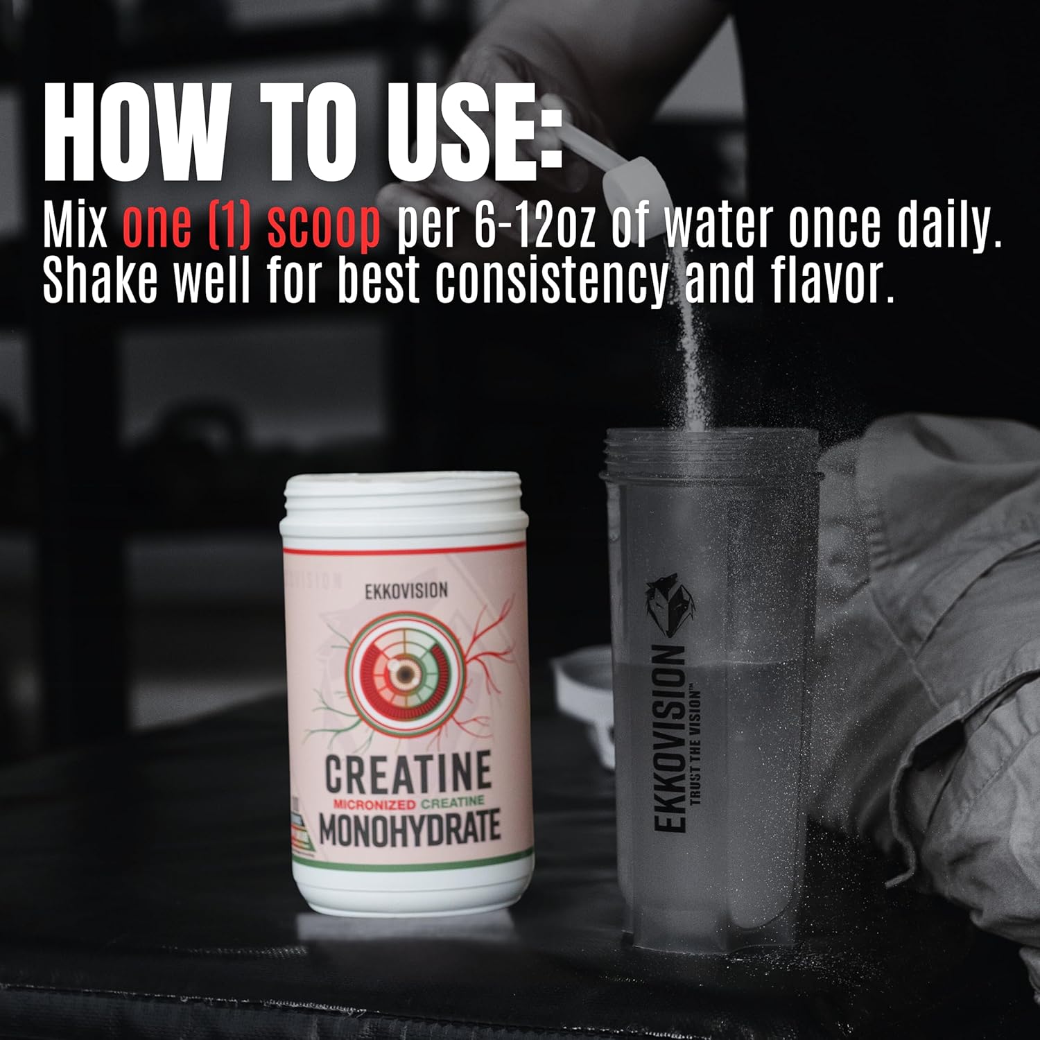 Blueberry Mango Creatine Monohydrate Powder for Pre & Post Workout, Energy Support - 100 Servings