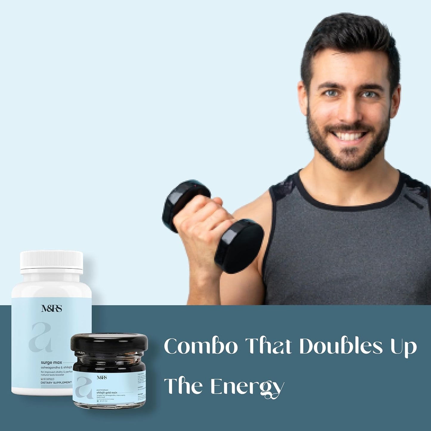 Boost Overall Well Being with Mars Combo: Shilajit Resin Gold, Surgemax, Safed Musli & Goksura