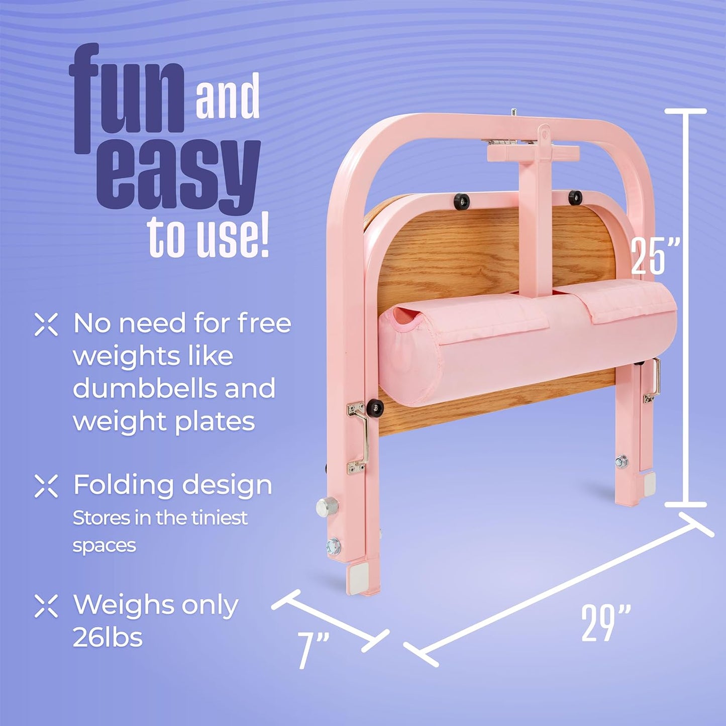 BootySprout Hip Thrust Machine with 45-135 Lbs Resistance for Home Gym Glute Training