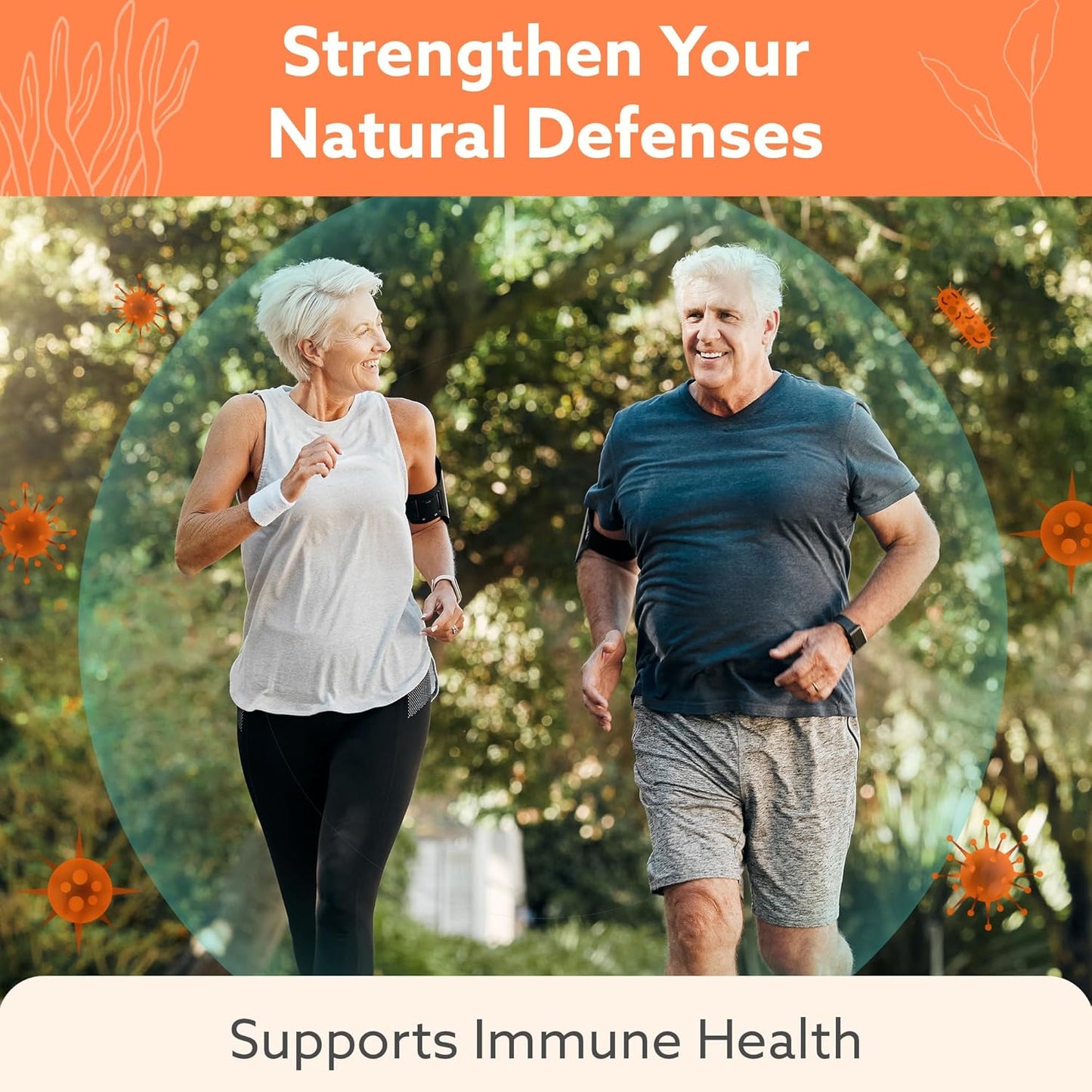 Brain and Immune Support Multi-Mushroom Supplement with Nootropics - Performance Blend of Lions Mane, Turkey Tail, Reishi, Cordyceps, Chaga, Maitake, Shiitake, and More - 60 Capsules