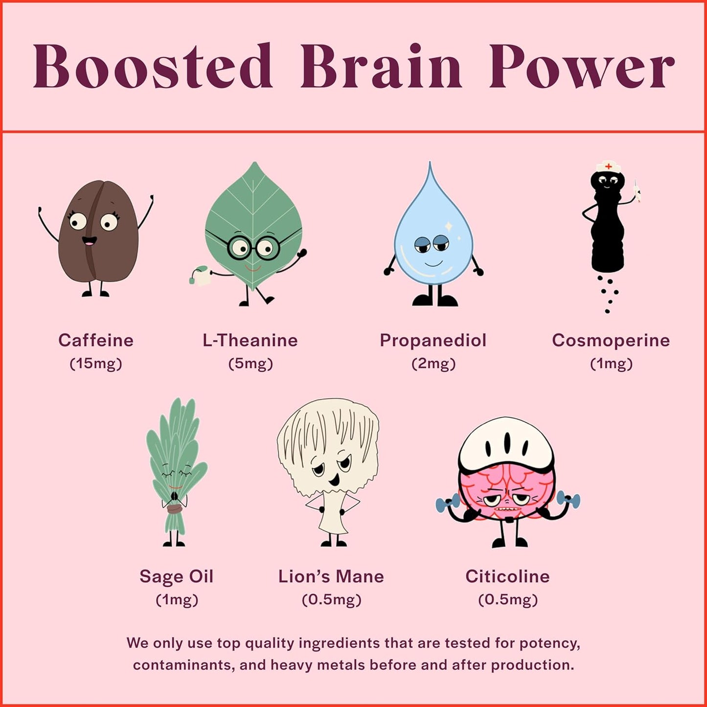 Brain Boosting Focus Patch with Caffeine & Lion's Mane - Fleur Marché Botanical Patch - 7 Patches