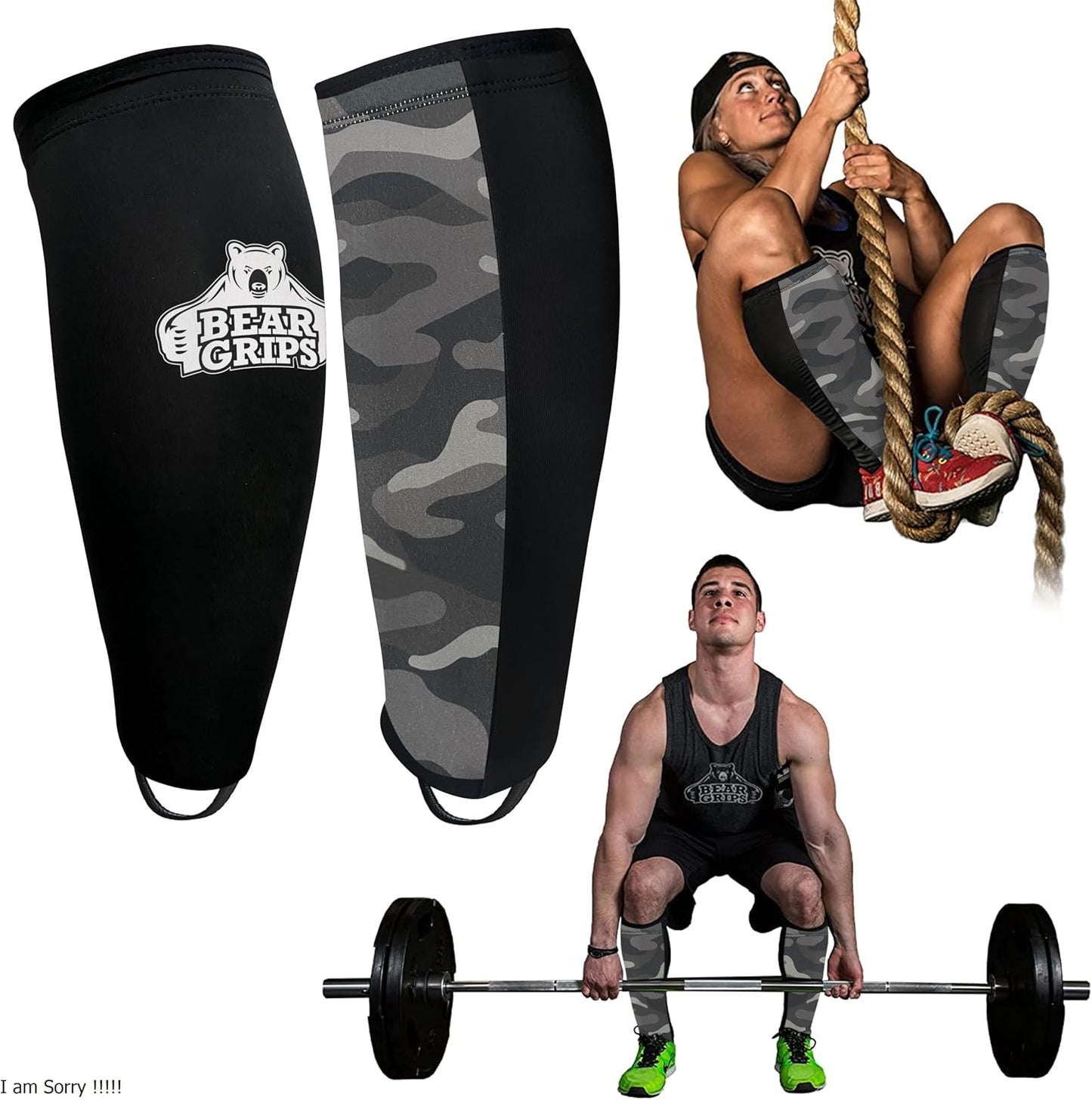 Breathable Deadlift Shin Guards for Men and Women - Calf Support Sleeves for Rope Climbing - Ultimate Shin Protection for Gym Workouts
