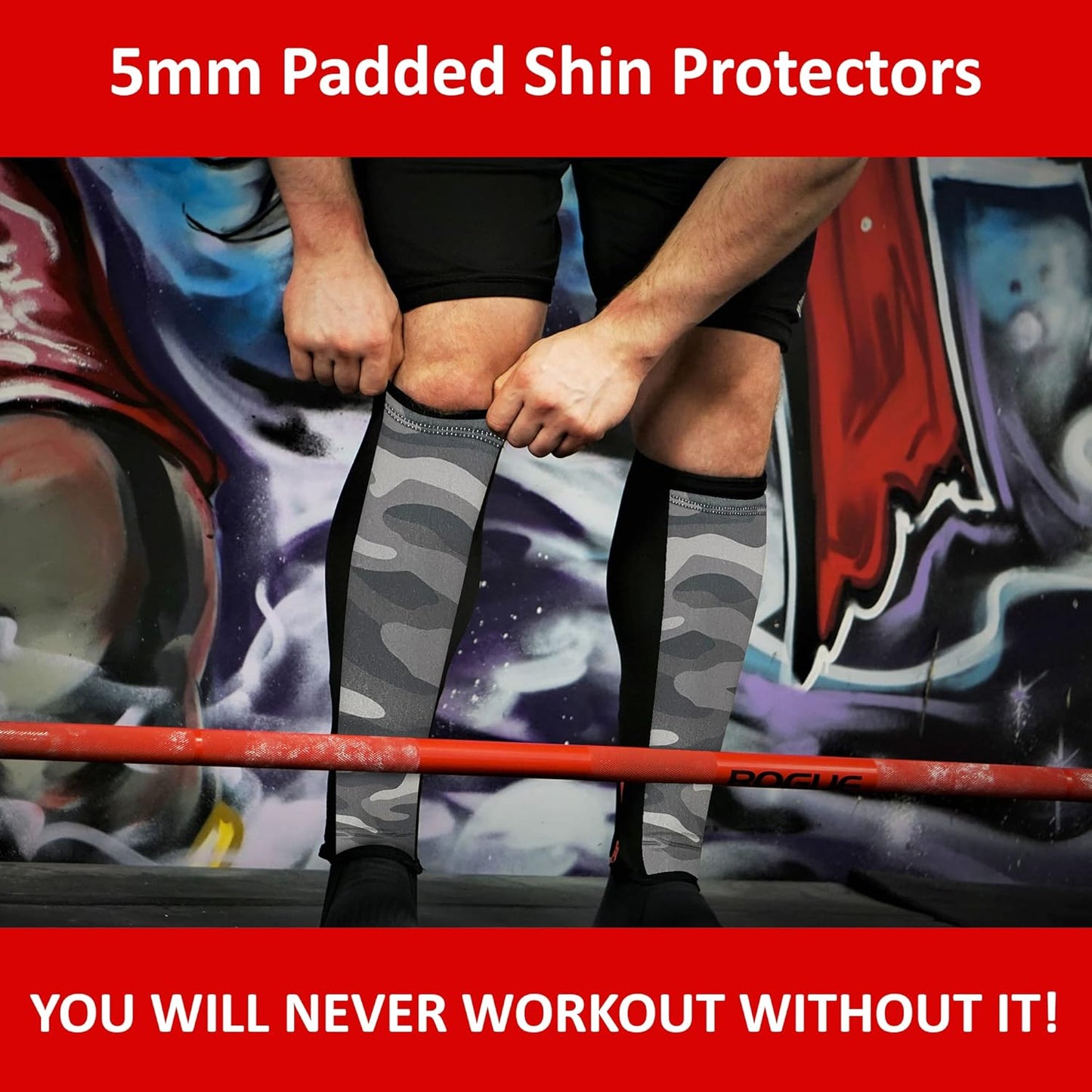 Breathable Deadlift Shin Guards for Men and Women - Calf Support Sleeves for Rope Climbing - Ultimate Shin Protection for Gym Workouts