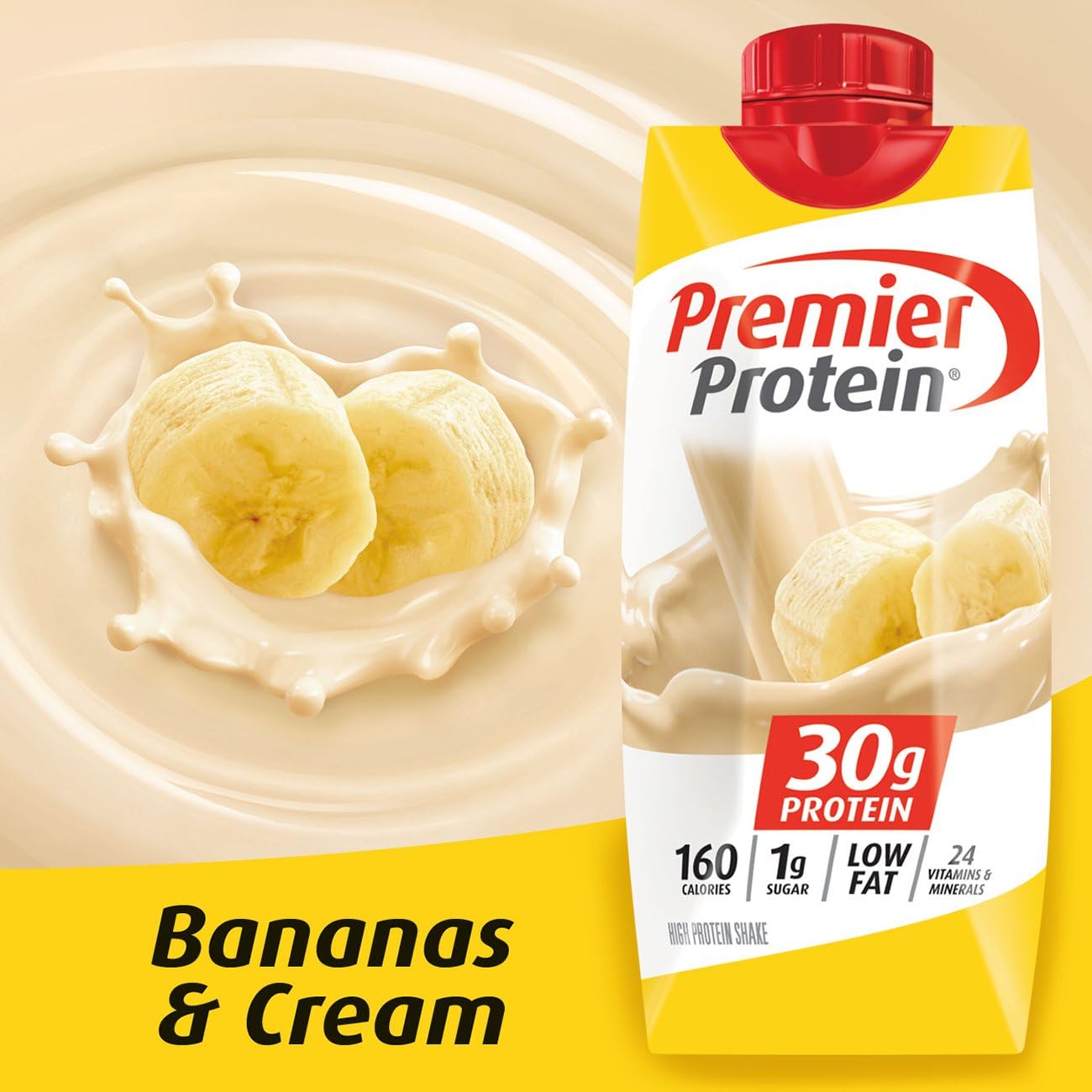 Bulk Pack of 12 Premier Protein Banana 30g Protein Shakes