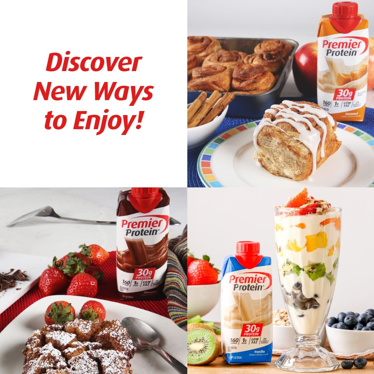 Bulk Pack of 12 Premier Protein Banana 30g Protein Shakes