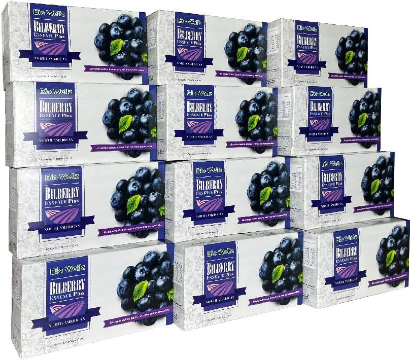 Bulk Pack of 144 x 10ml Bottles Bilberry Skin & Eye Care Supplement - Acne Prone Skin, Wrinkle Reduction & Eye Protection from Screen Time