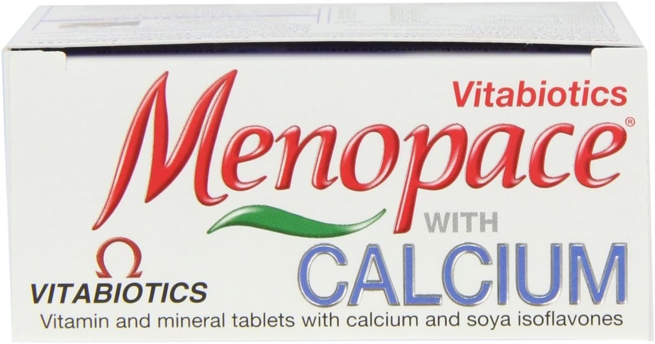 Bulk Pack of 4 Vitabiotics Menopace with Calcium Tablets - 60 Tablets in Total
