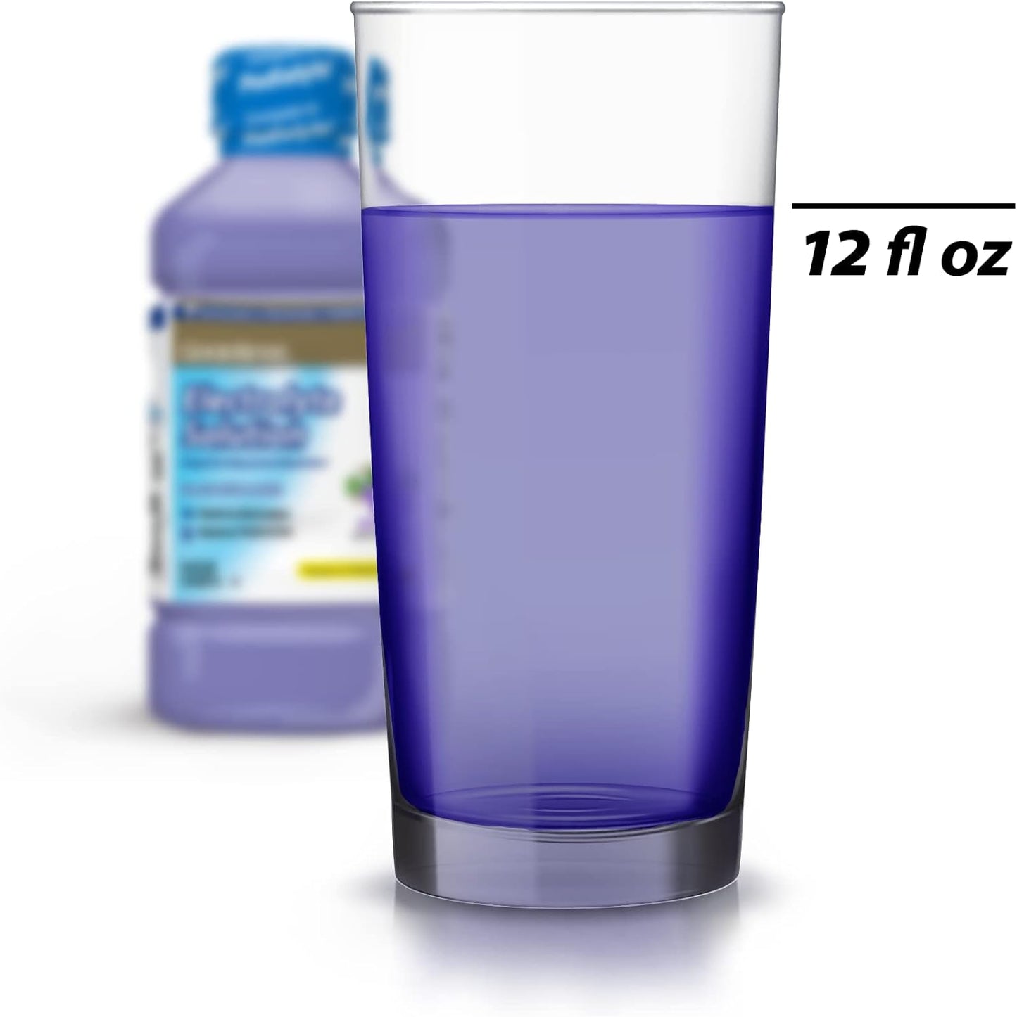 Bulk Pack of GoodSense Grape Electrolyte Solution for Kids and Adults - Replenishes Electrolytes, Fluid, and Zinc - 33.8oz x 6