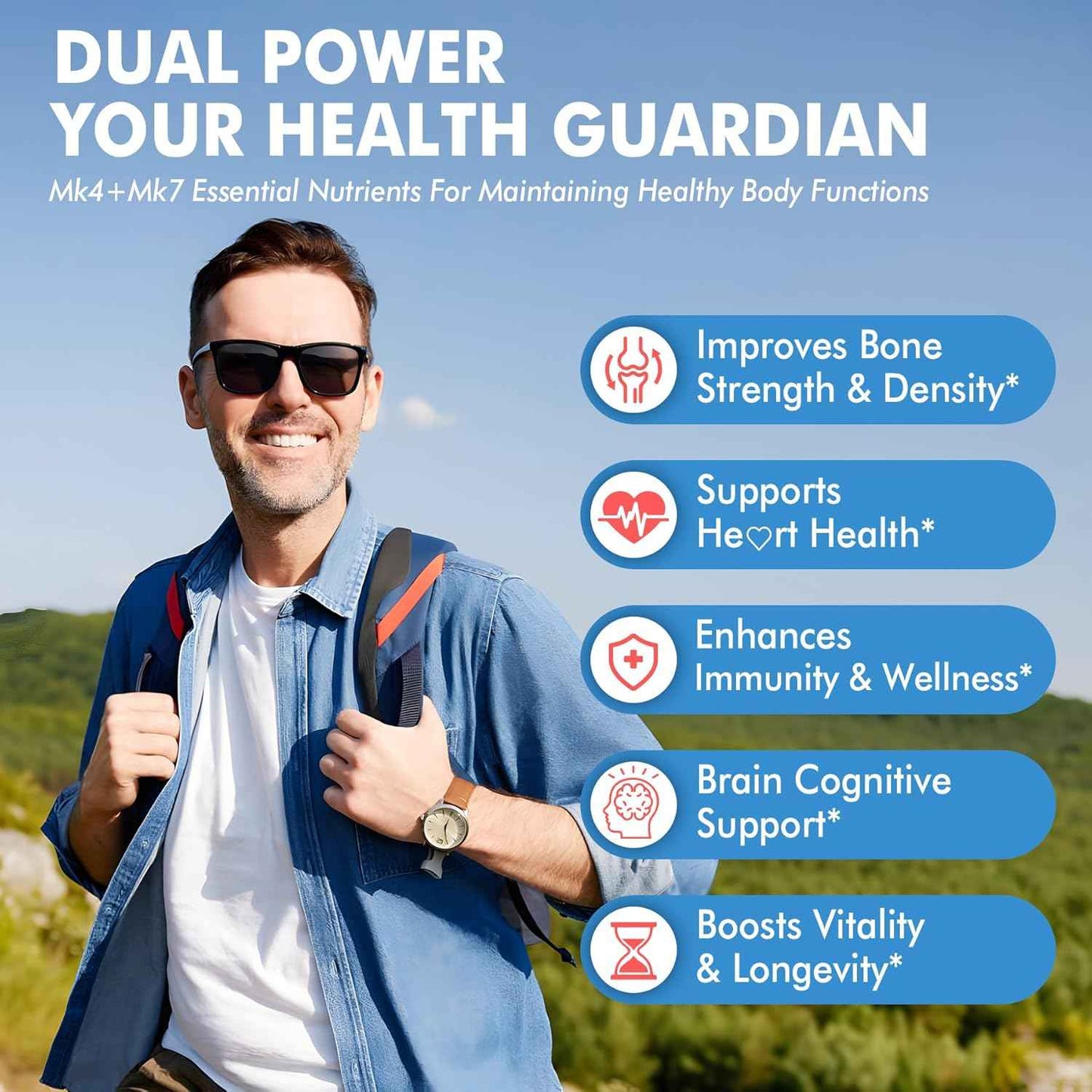 Bundle: Methylated Multivitamin for Men Gummies & Vitamin K2 Gummies