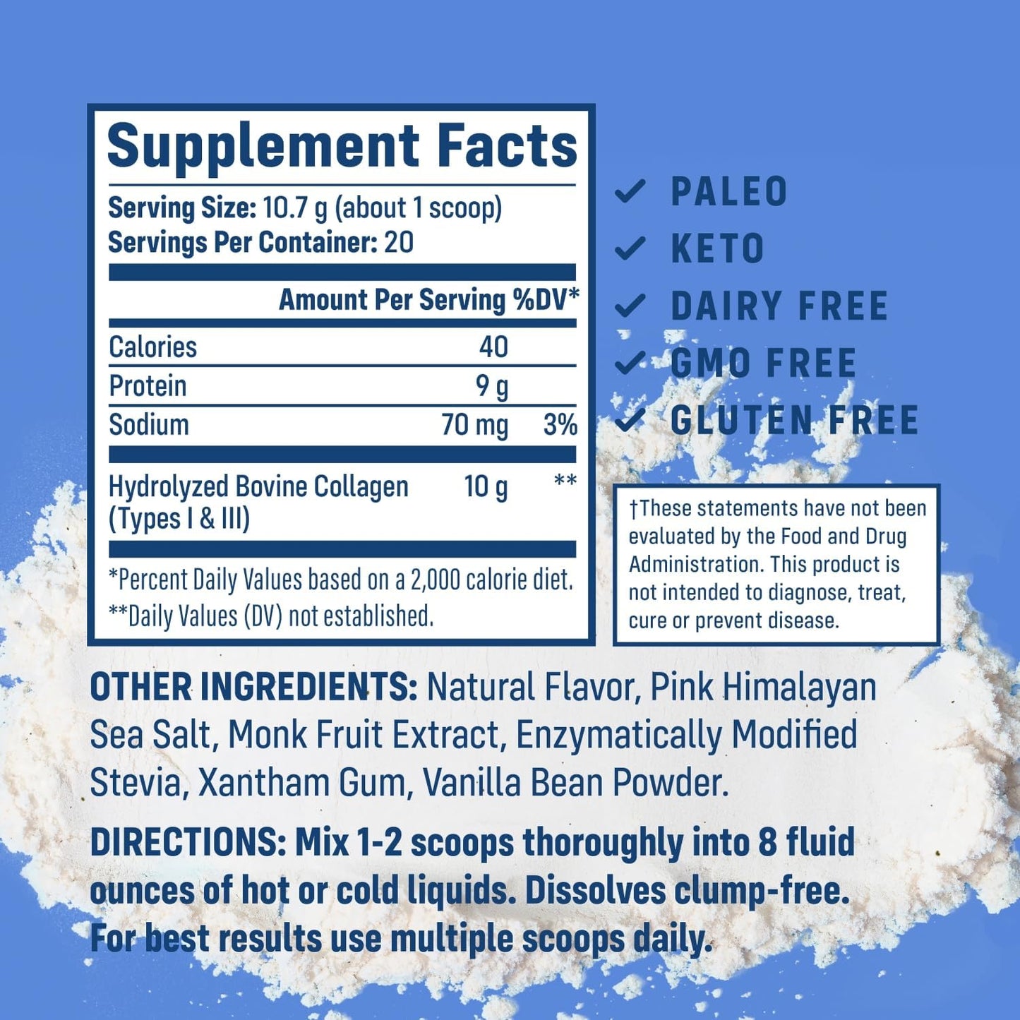 Bundle: NativePath Collagen Support Trio - Includes Collagen 25 Servings, Collagen Care+, and Vanilla Bean Collagen - Boost Skin, Hair, and Joint Health