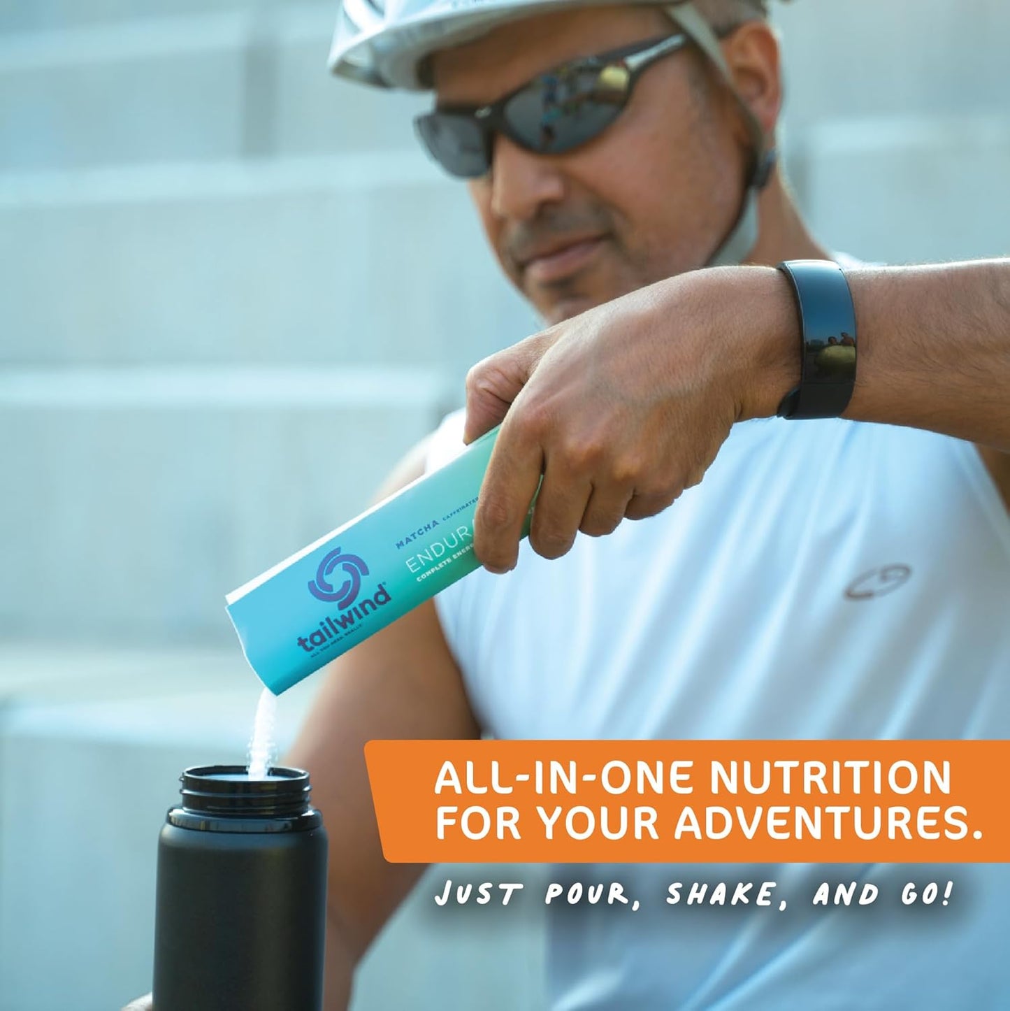 Bundle of Tailwind Nutrition Endurance Fuel Hydration Packets with Powder Mix - Caffeinated Option Included