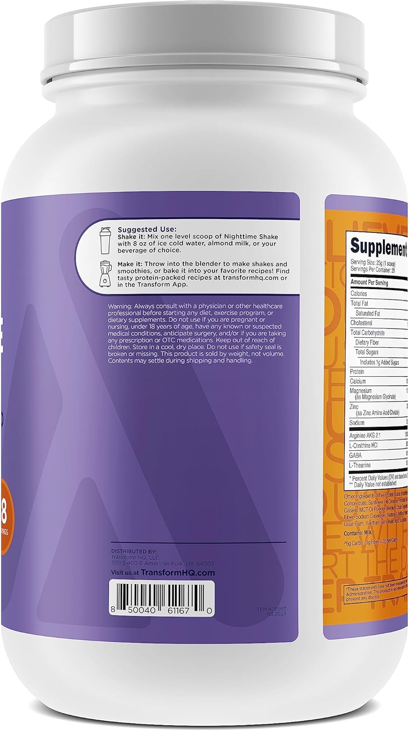 Caramel Apple Pie Nighttime Protein Shake - 28 Servings, Sleep & Recovery Blend