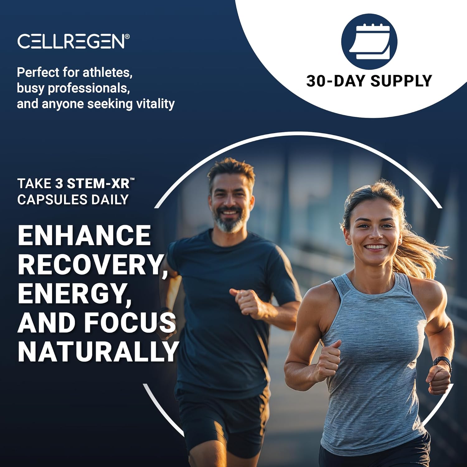 Cellregen StemXR: Stem Cell Activator & Enhancer for Longevity and Vitality - Blue Green Algae Supplement - 90 Capsules