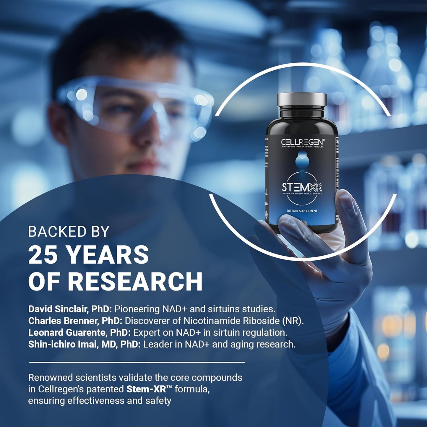 Cellregen StemXR: Stem Cell Activator & Enhancer for Longevity and Vitality - Blue Green Algae Supplement - 90 Capsules