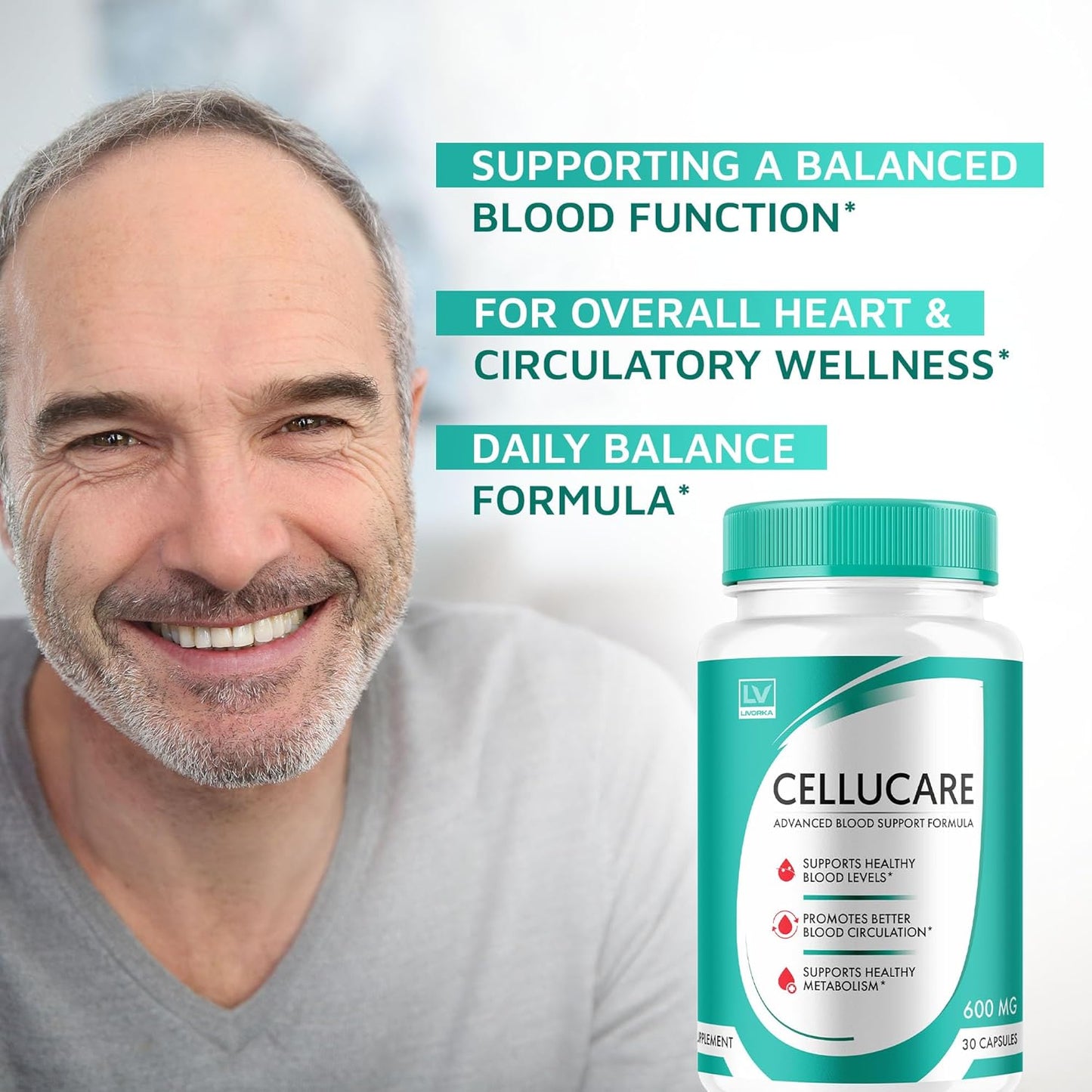 Cellucare (2 Pack) Advanced Formula Capsules - 60 Count for 2 Months Supply - Cellulite Care Vitamins