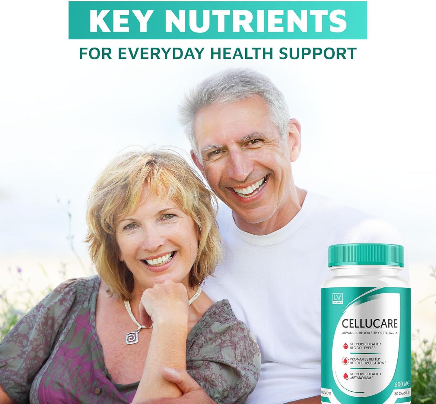 Cellucare (2 Pack) Advanced Formula Capsules - 60 Count for 2 Months Supply - Cellulite Care Vitamins