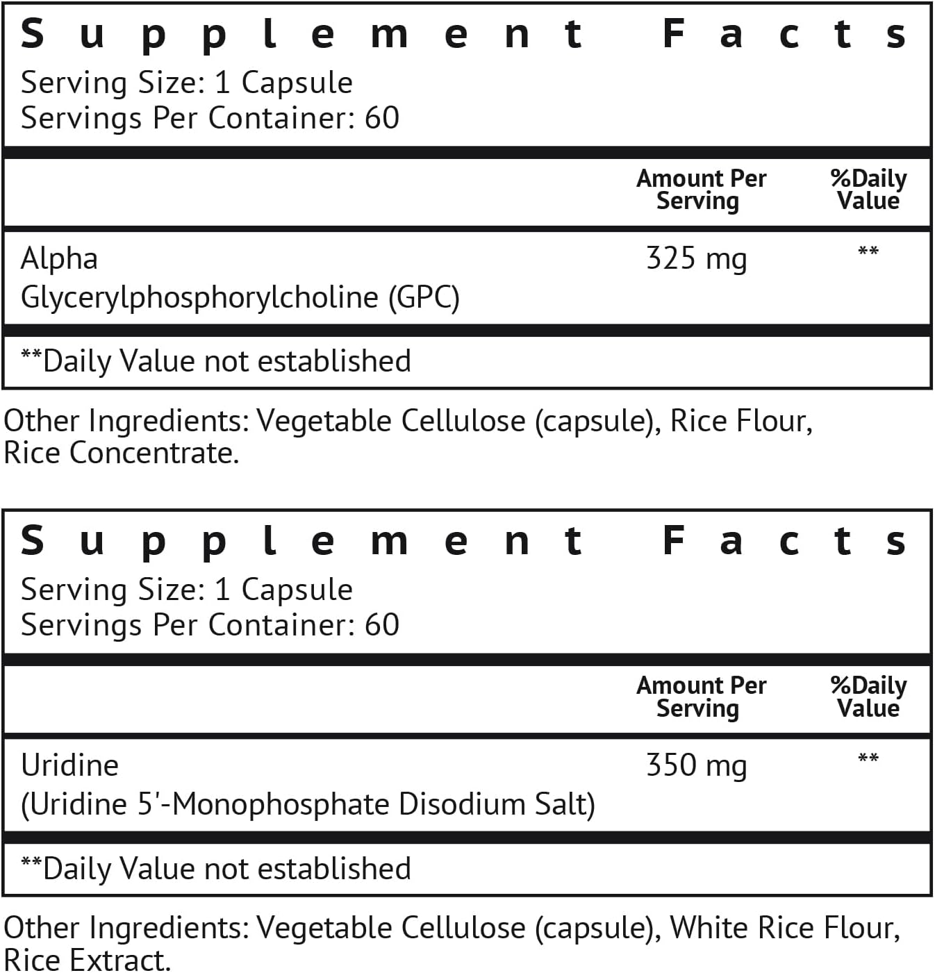 Cellular Vitality & Cognitive Performance Bundle: VitaMonk Mitochondrial Support with Alpha GPC and Uridine