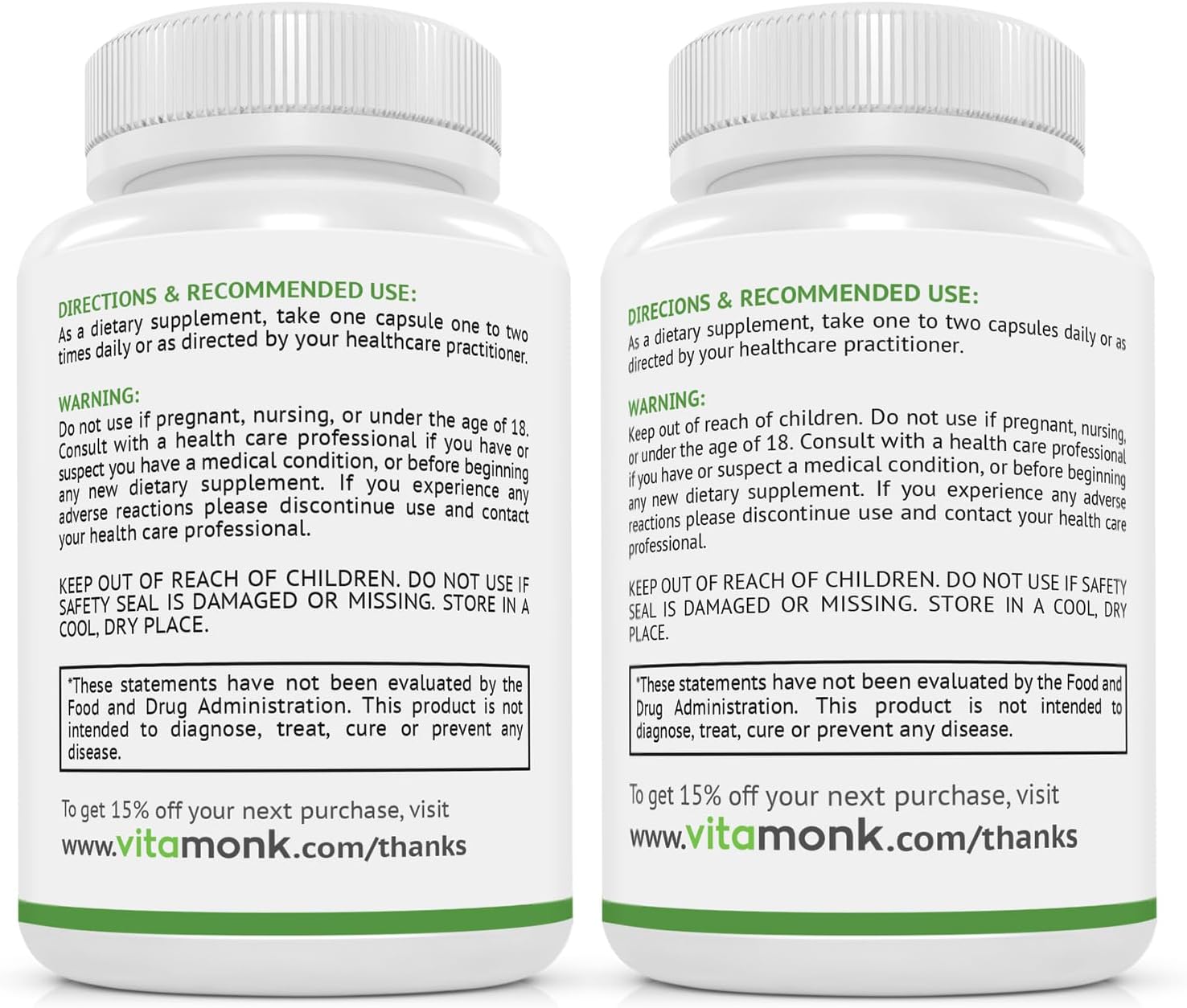 Cellular Vitality & Cognitive Performance Bundle: VitaMonk Mitochondrial Support with Alpha GPC and Uridine