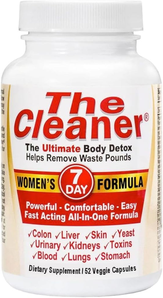 CenturySystemsBrand The Cleaner Detox - 52 Capsules, 7-Day Women's Formula for Complete Internal Cleansing & Digestive Health