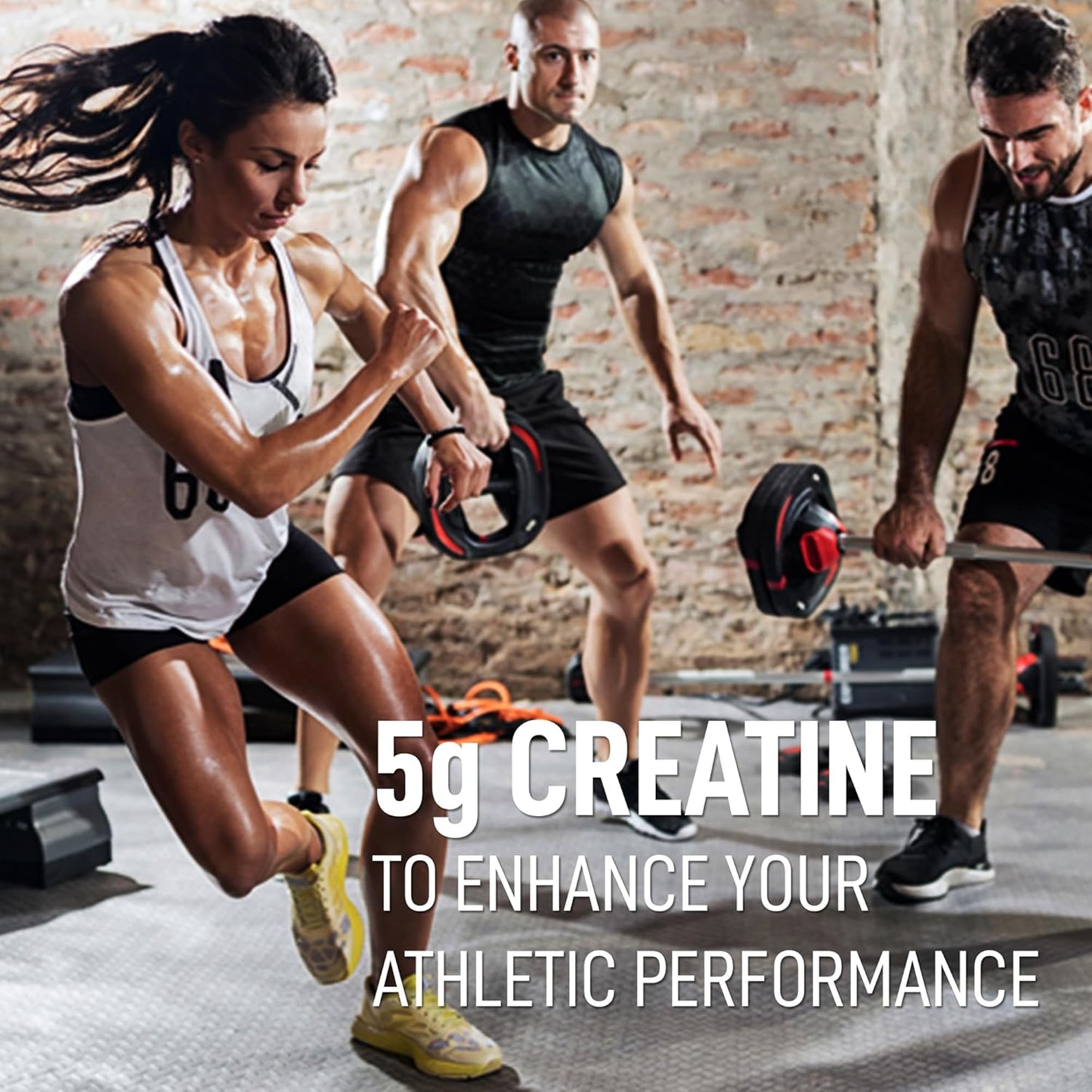 Certified LeanFit Sport Creatine Monohydrate Powder - Unflavored, Micronized & Pharmaceutical Grade, Gluten-Free & Vegan - 5g Creatine Per Serving, 100 Servings, 17.64oz Tub