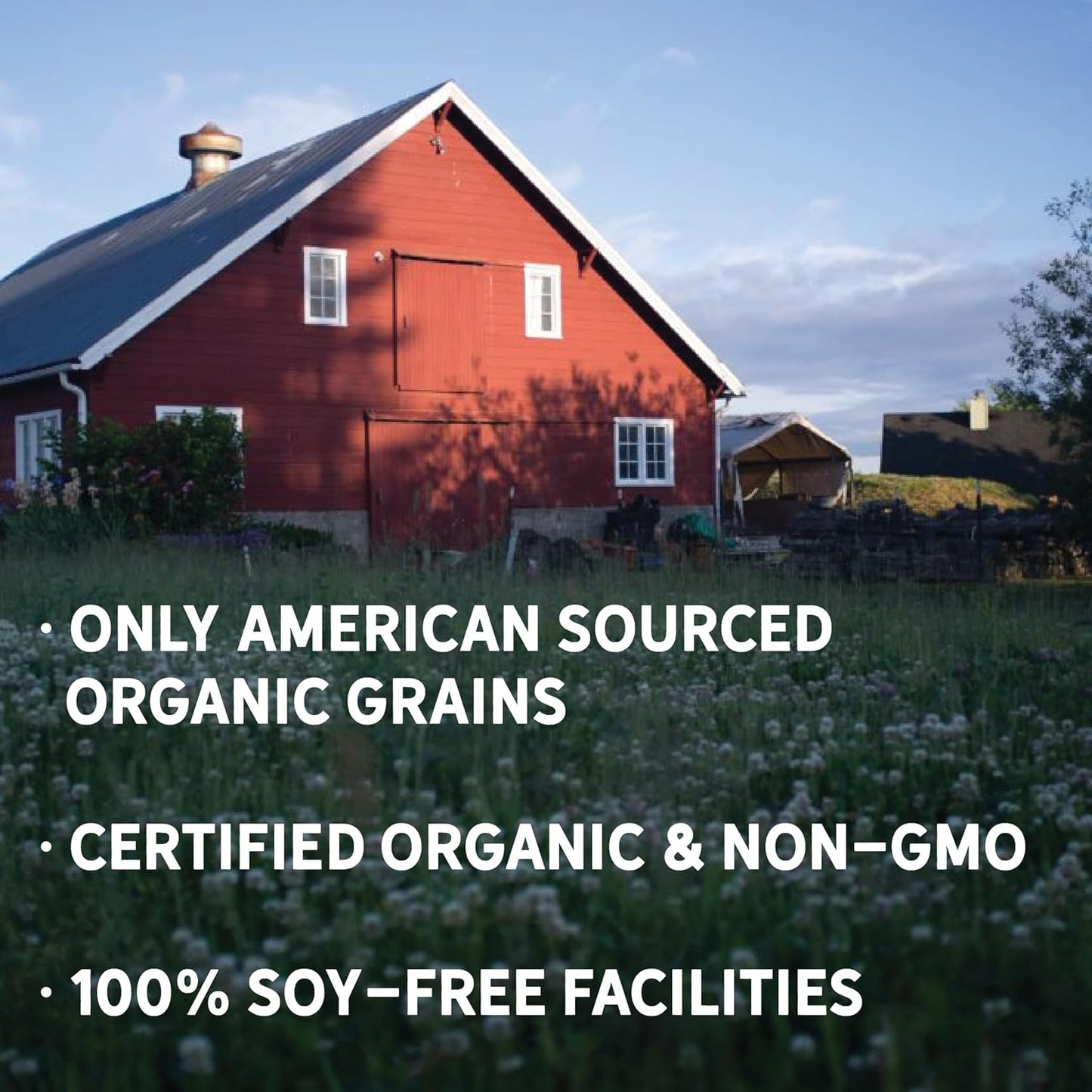 Certified Organic Non-GMO Swine Feed - 16% Protein for Growing Hogs - Soy-Free - 40 lbs