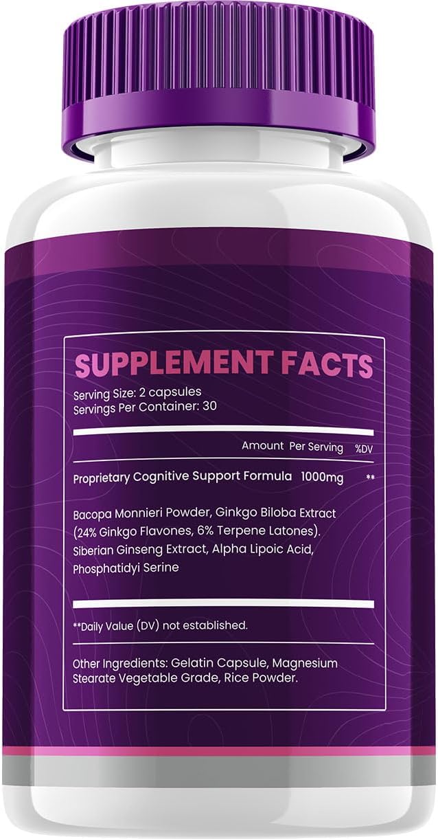 Cetacondor Nerve Health and Brain Support Supplement - Advanced Nootropic Formula for Focus and Cognitive Support - 5 Pack with 300 Capsules