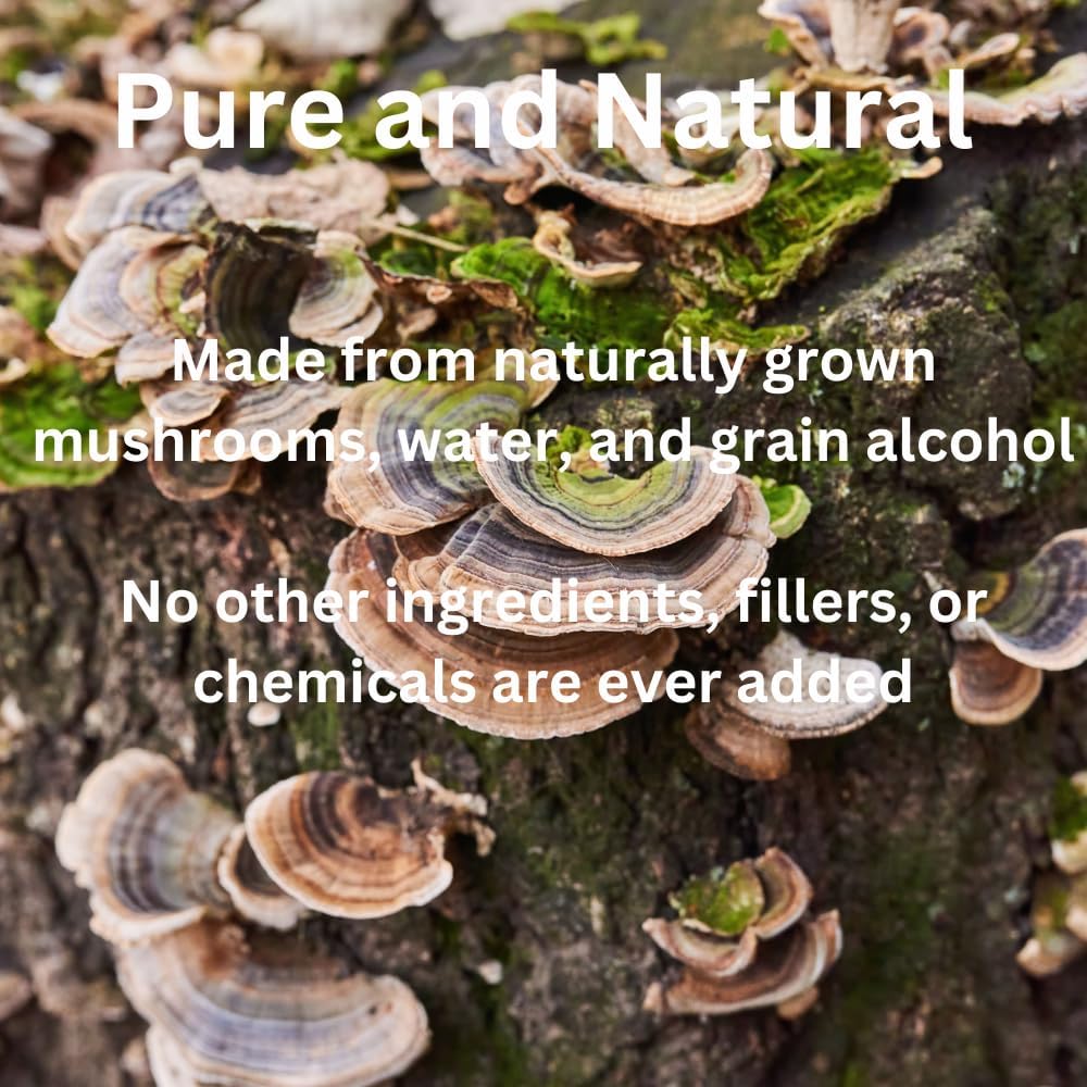 Chaga Mushroom Extract Liquid Tincture - Double Extracted for Maximum Potency - 2 Fl. oz.