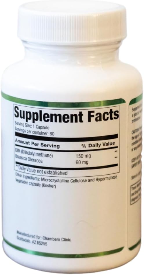 Chambers DIM 150 Capsules - Natural Hormone Balance and Menopause Support