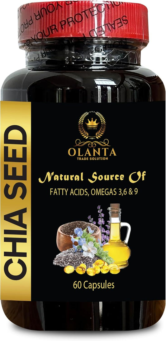 Chia Seed Omega-3 Softgels for Women: Energy & Digestive Support during Menopause