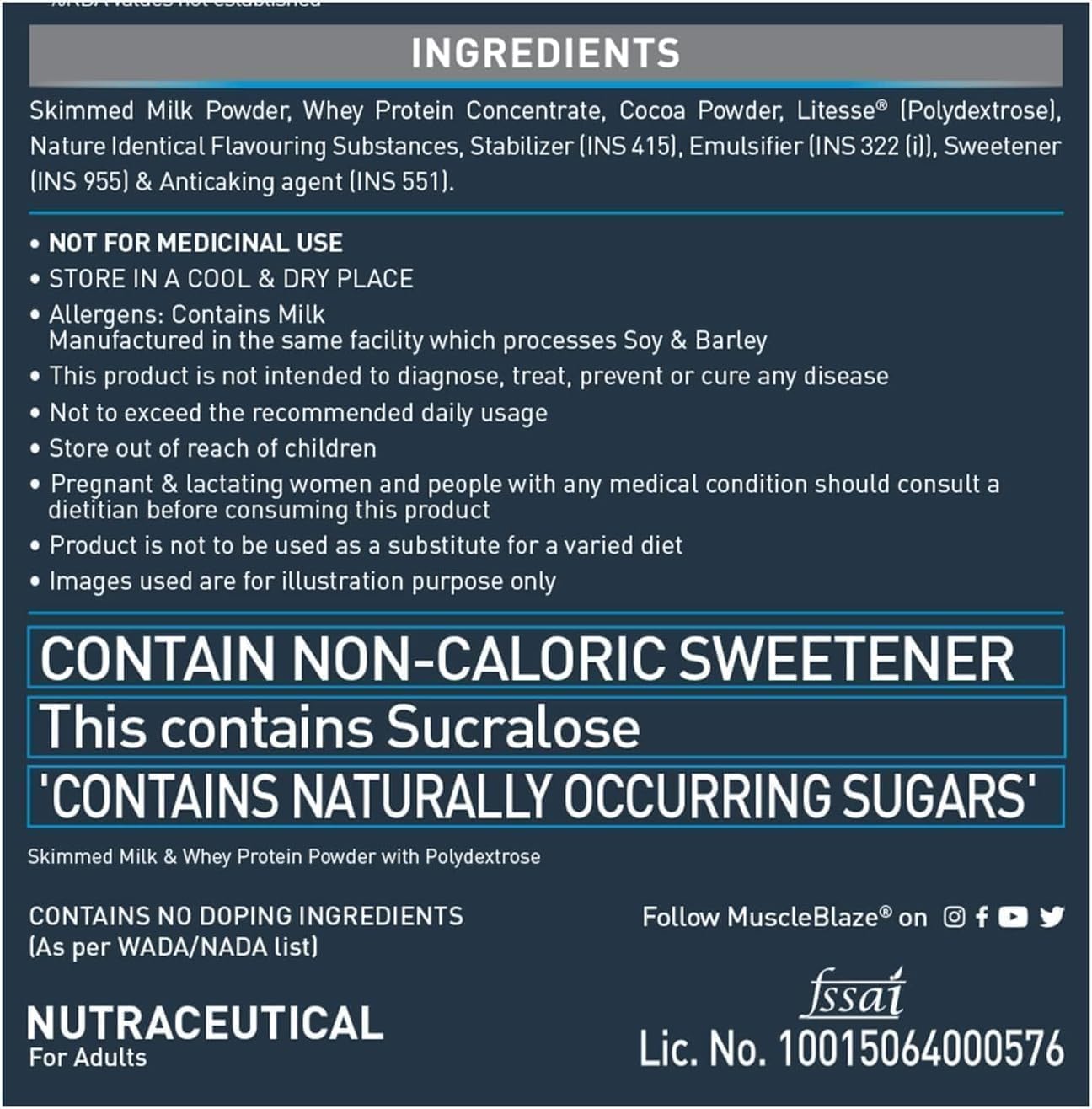 Chocolate Whey Protein Powder for Beginners - No Added Sugar, Enhances Muscle Recovery & Strength (500g / 1.1 lb)