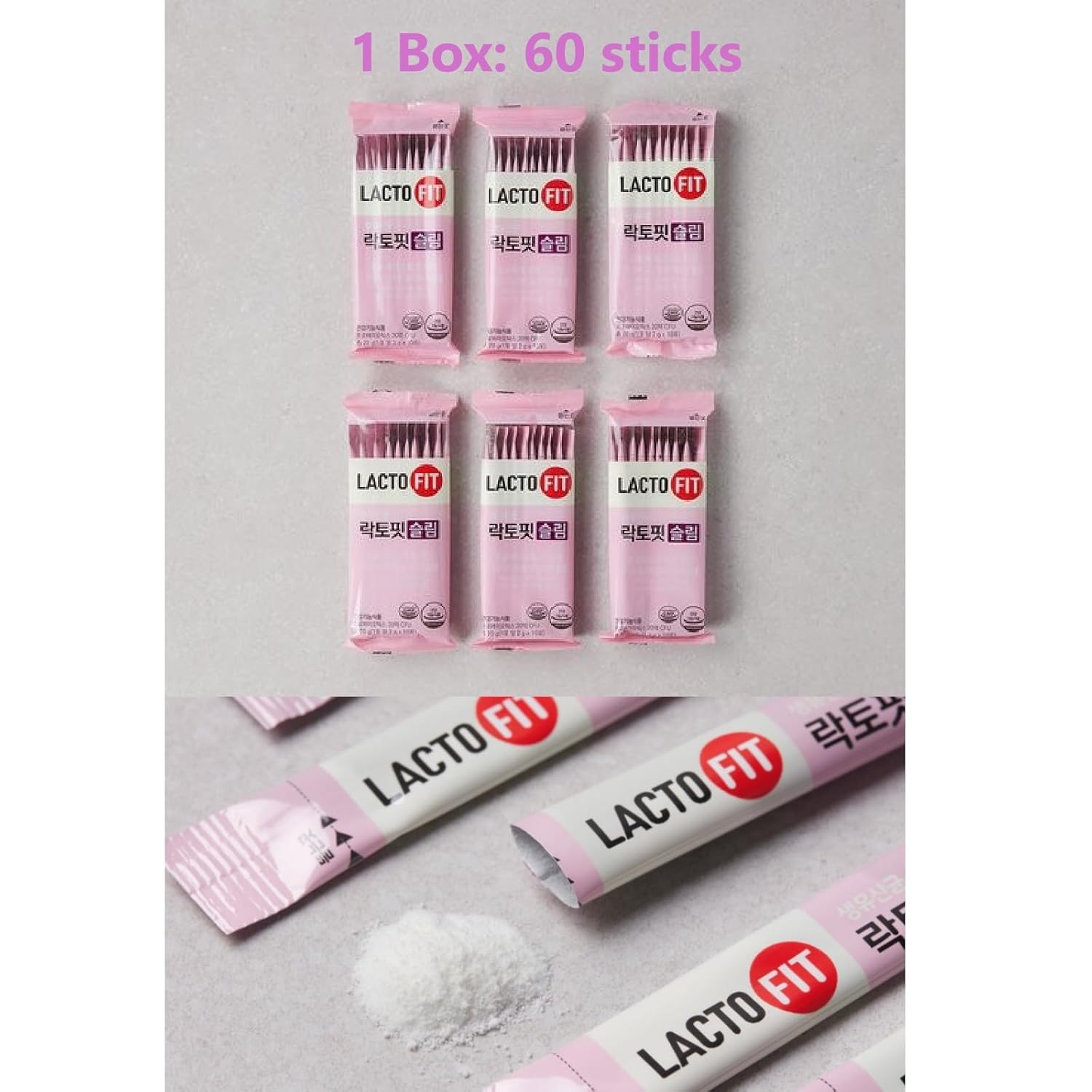 Chong-Kun-Dang CKD Lacto-Fit Slim Powder Sticks - 1 Pack (2g x 60) for Men by MENBLY