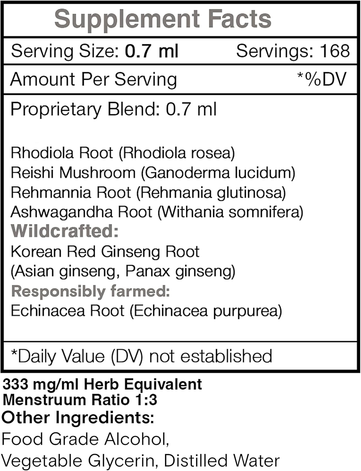 Chronic Fatigue Herbal Supplement Drops - Energy Boost Formula (4 fl oz)