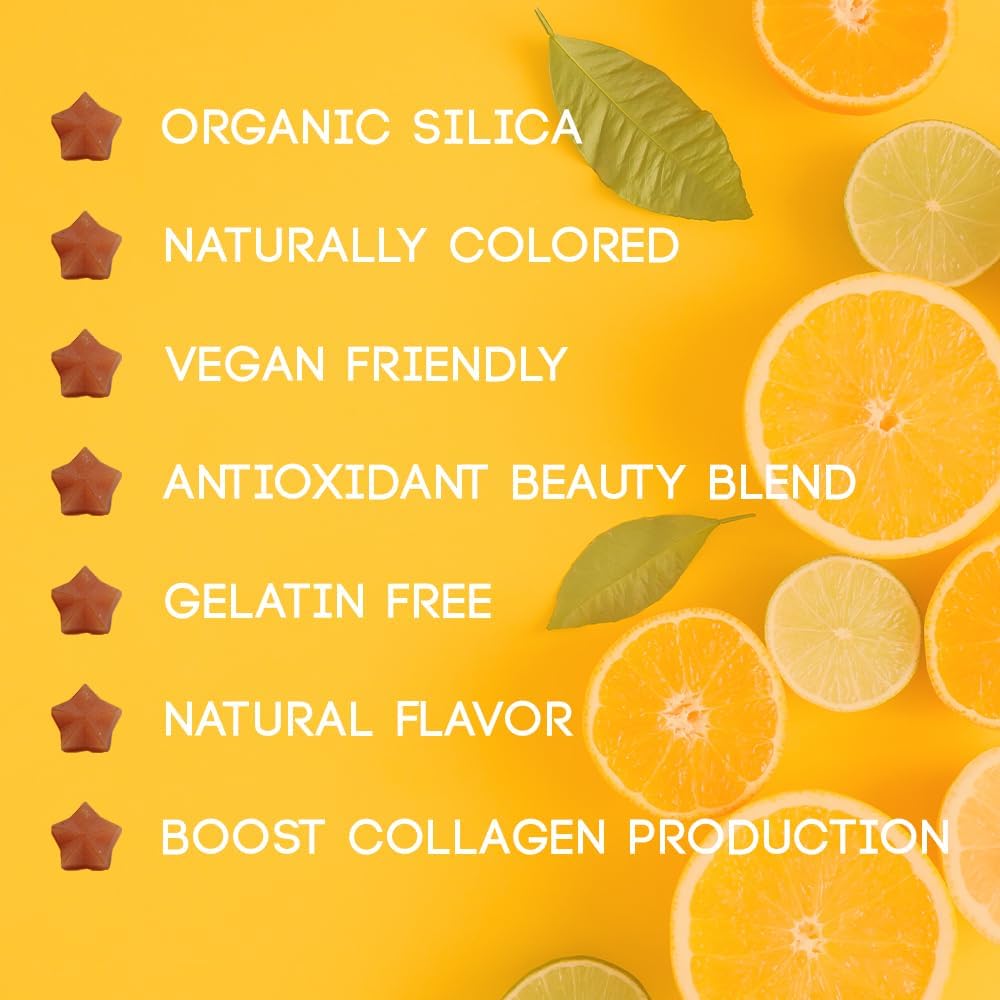 Collagen-Boosting SuperFruits Gummies for Skin Care | Natural Raspberry Watermelon Flavor | Vegan & Gluten-Free