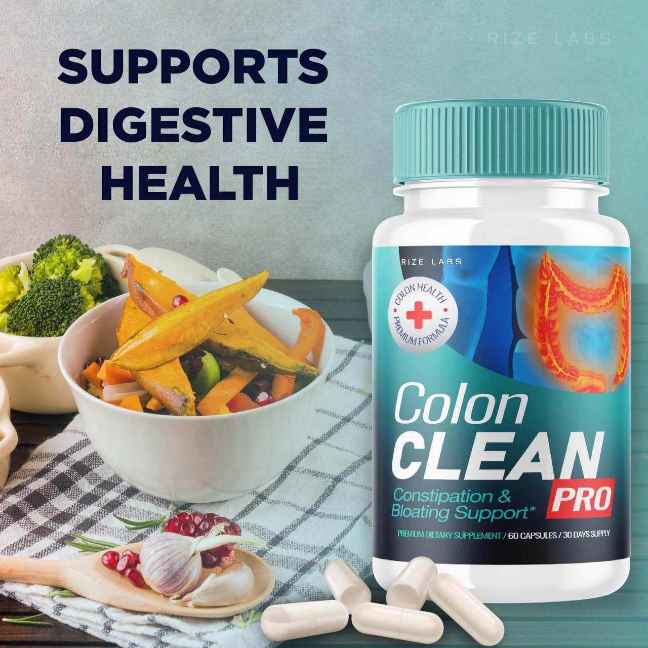 Colon Clean Pro Capsules (3 Pack) - All-Natural Pills for Bloating Relief and Gut Health - 180 Capsules, Reviews - ColonClean Pro Supplement