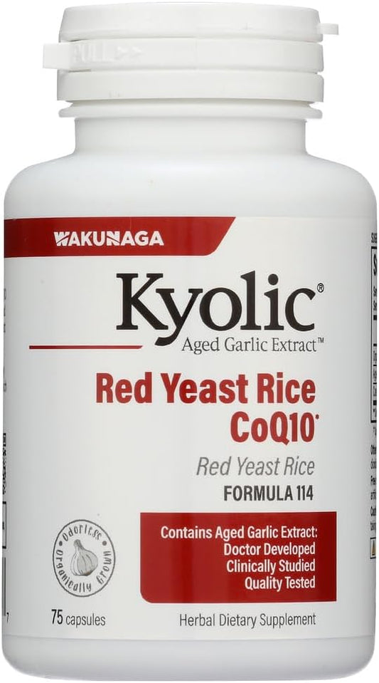 CoQ10-Enriched Kyolic Red Yeast Rice Supplement for Heart Health