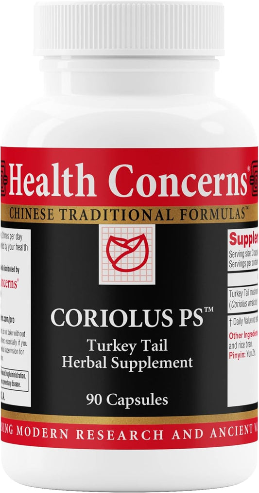 Coriolus PS Mushroom Supplement - 90 Capsules for Immune System Support