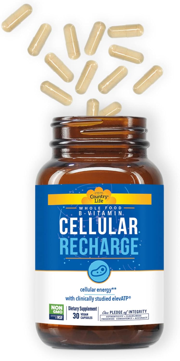 Country Life B Vitamin Cellular Recharge Supplement - 30 Tablets