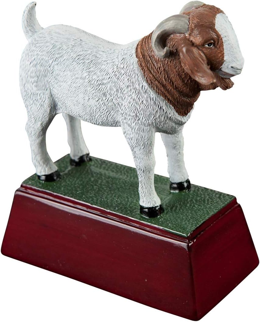Custom Personalized G.O.A.T. Trophy for Boss, Coworker, Spouse | Greatest of All Time Appreciation Award with 3 Lines of Text