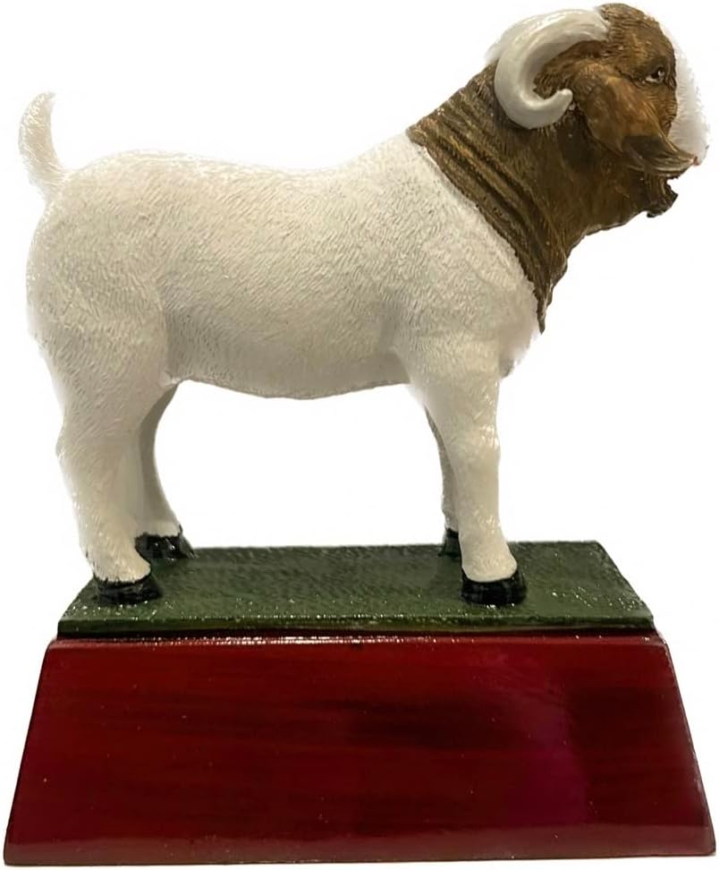 Custom Personalized G.O.A.T. Trophy for Boss, Coworker, Spouse | Greatest of All Time Appreciation Award with 3 Lines of Text