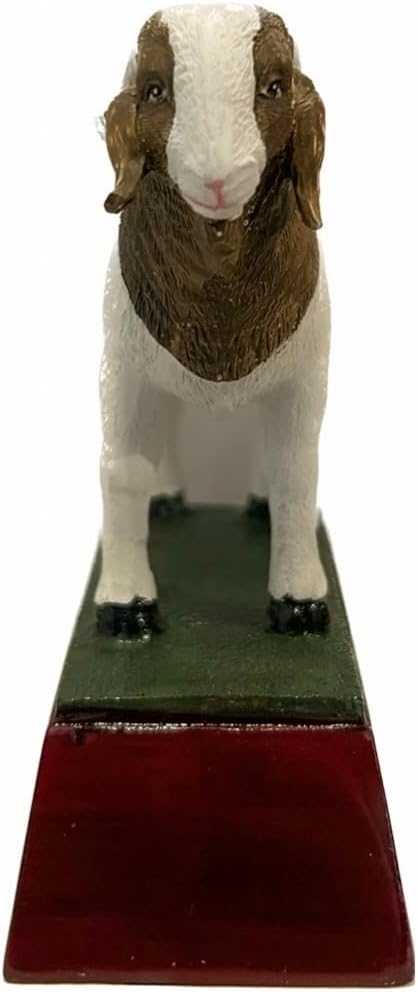 Custom Personalized G.O.A.T. Trophy for Boss, Coworker, Spouse | Greatest of All Time Appreciation Award with 3 Lines of Text