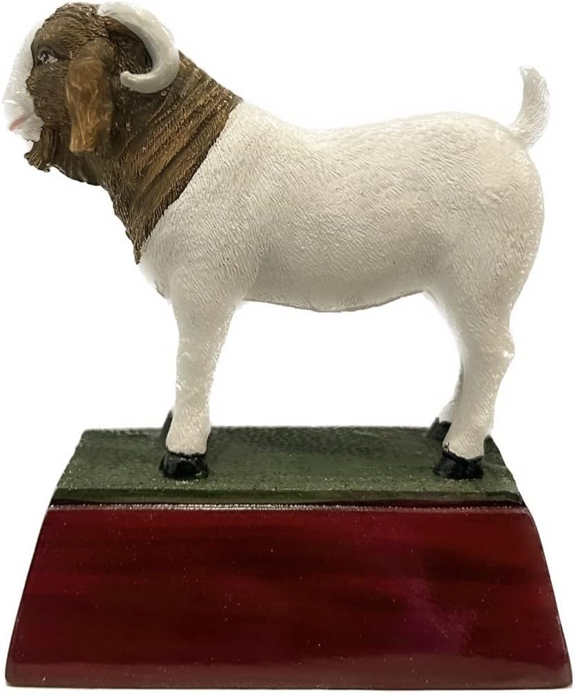 Custom Personalized G.O.A.T. Trophy for Boss, Coworker, Spouse | Greatest of All Time Appreciation Award with 3 Lines of Text