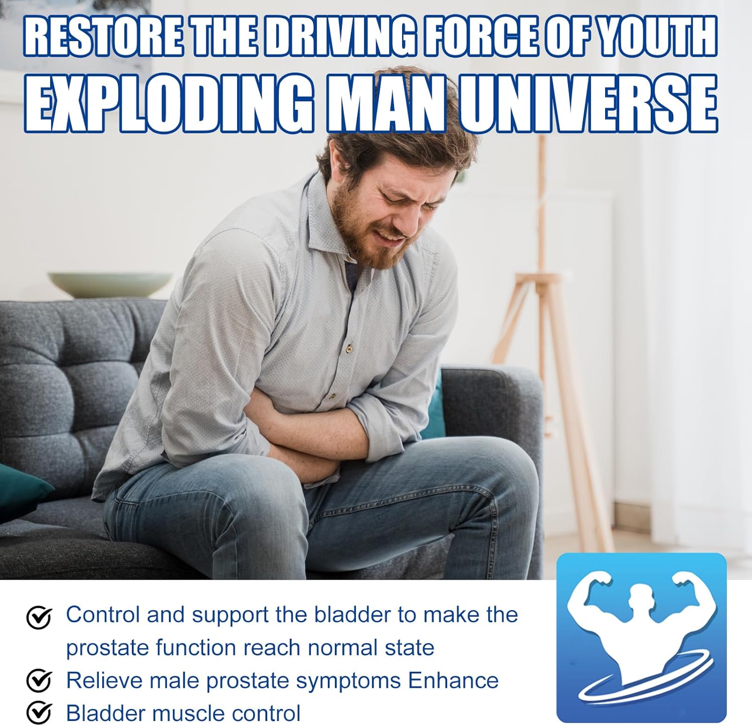 CYCVIZK Femipure Prostate Relief Drops - Natural Herbal Solution for Men's Prostate Health (3-Pack)